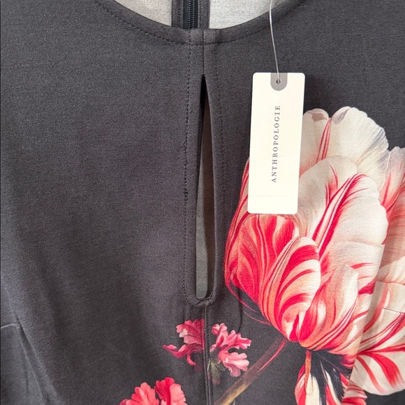 Anthropologie Maeve Night Watch Peplum Tank Top - Picture 4 of 5